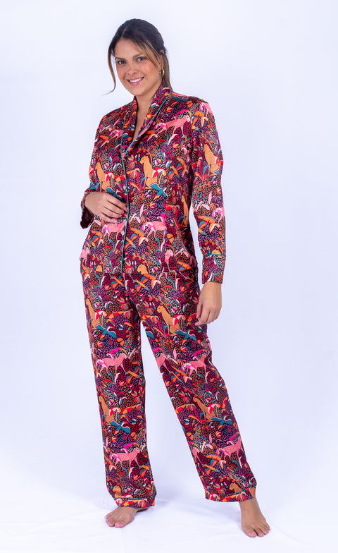 Pijama para Mujer en satín - Noches de Ópalo
