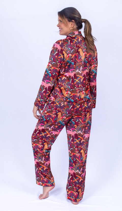 Pijama para Mujer en satín - Noches de Ópalo