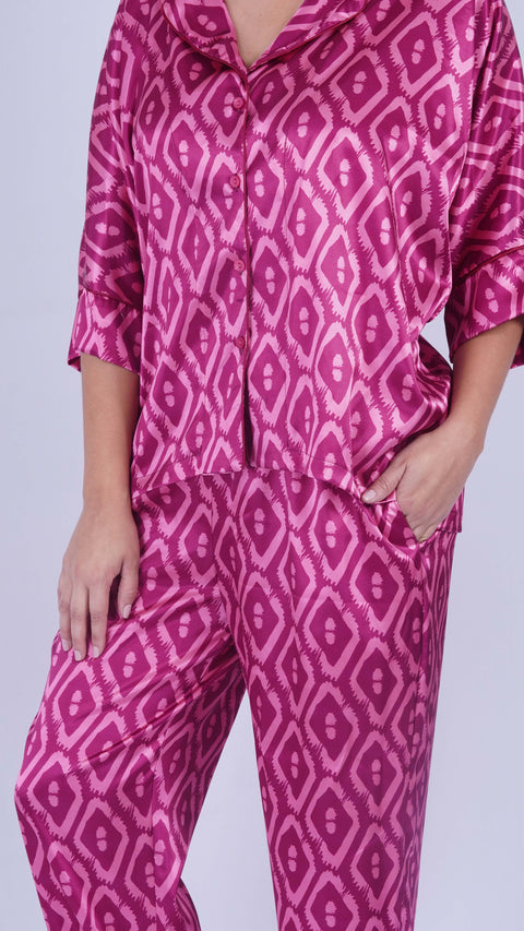 Pijama para Mujer en satín - Rubí Dreams