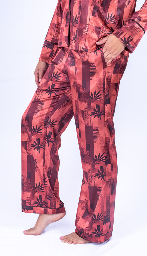 Pijama para Mujer en satín - Black Pearl