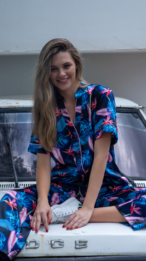 Pijama para Mujer en satín - Luna Chic
