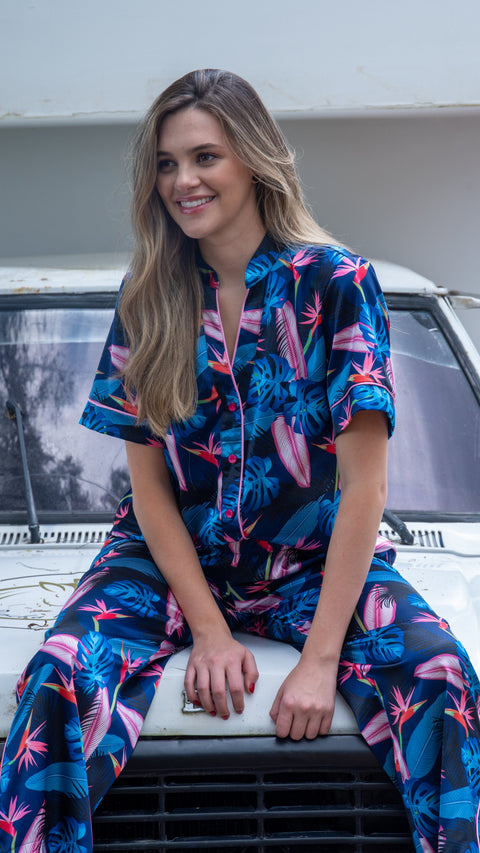 Pijama para Mujer en satín - Luna Chic