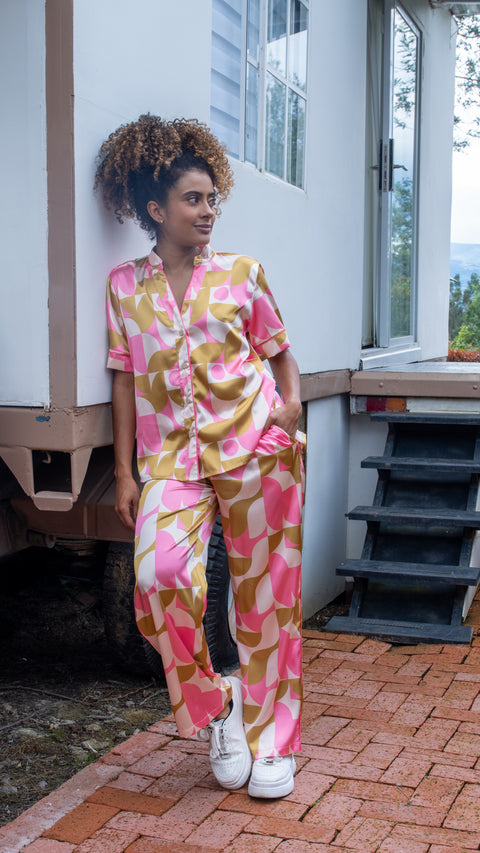 Pijama para Mujer en satín - Golden Nights