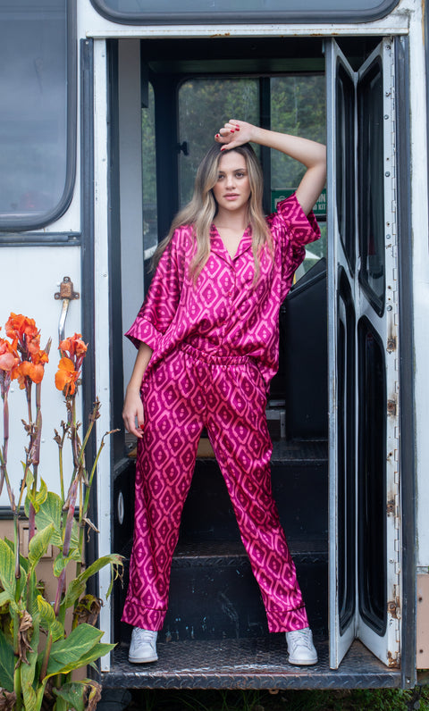 Pijama para Mujer en satín - Rubí Dreams