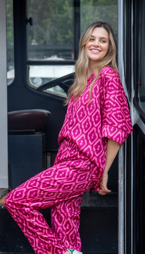 Pijama para Mujer en satín - Rubí Dreams