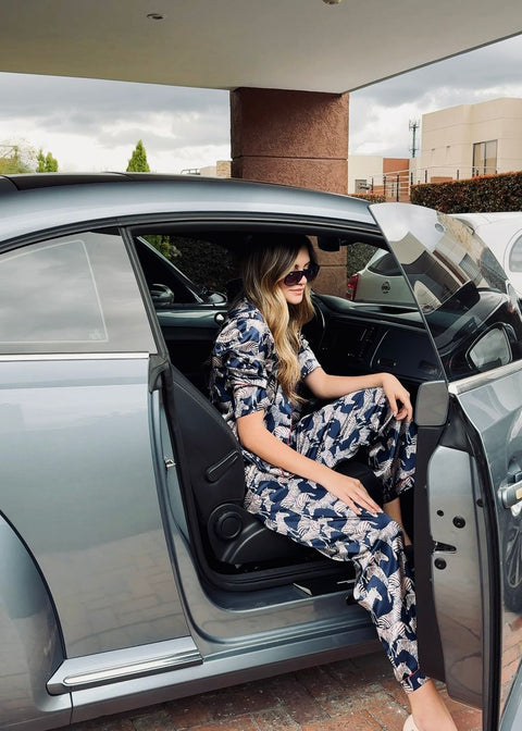 Pijama para Mujer en satín - Encanto Boreal