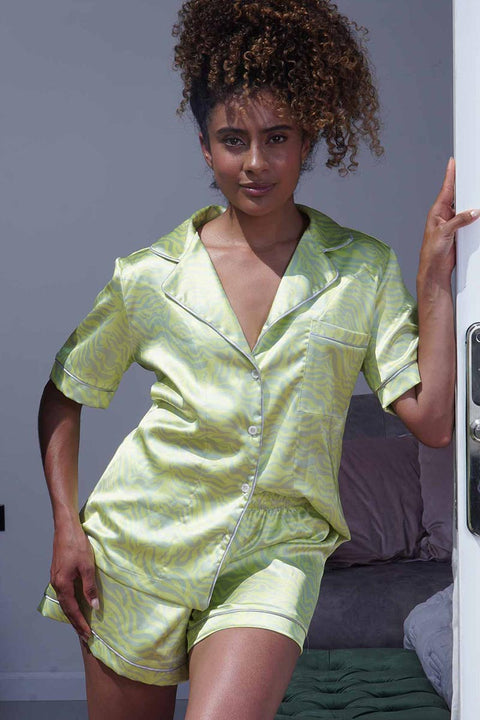 Pijama para Mujer en satín - Noches de Champagne